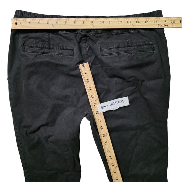 PacSun Jogger Pants Men L Short Black Drawstring Casual Streetwear - Picture 6 of 8